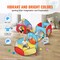 Kids Pop Up Play Tent 5-in-1 with Tunnel Basketball Hoop for Boys and Girls